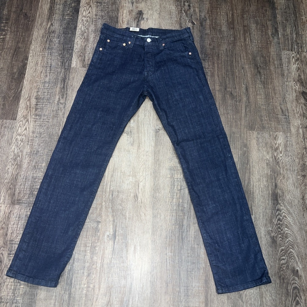 NEW Levi's Jeans Mens 30x32 DARK 501 Original Fit Straight Leg Button Fly Denim